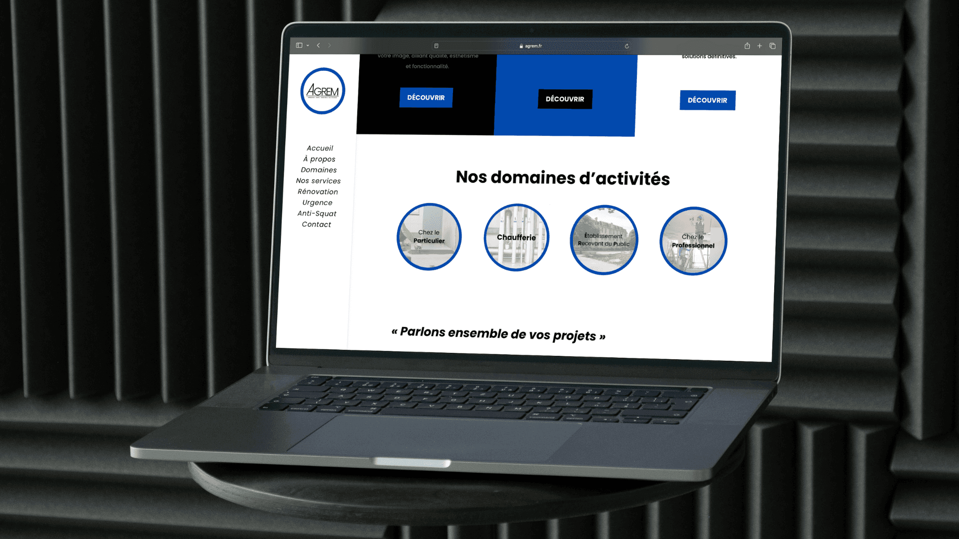 Aperçu du site Agrem