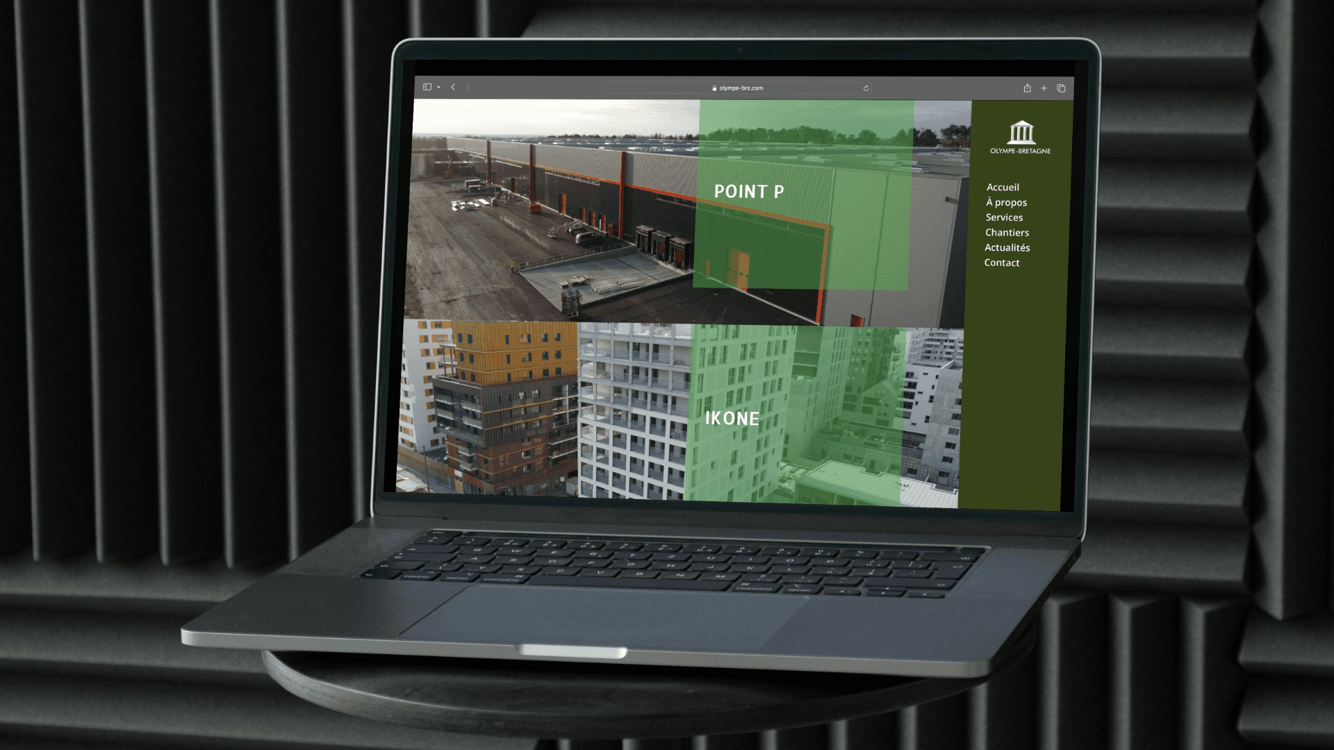 Aperçu du site Olympe