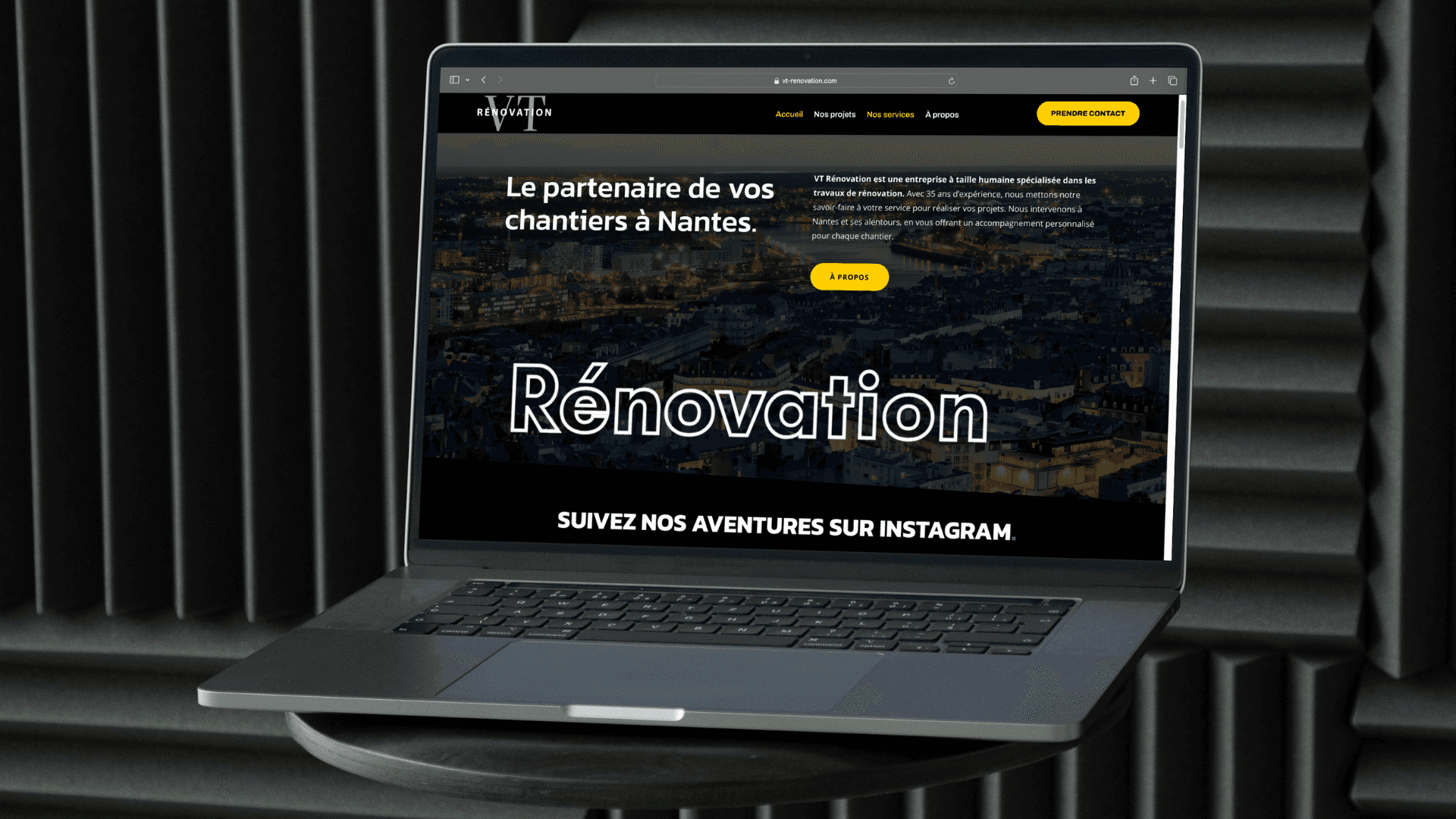 Aperçu du site VT Rénovation